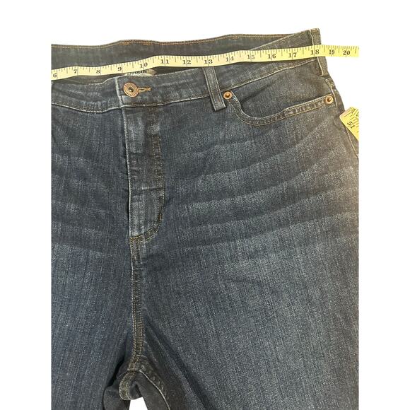 Duluth Trading Co. dark wash straight leg dark wash jeans size 18 - Picture 4 of 5